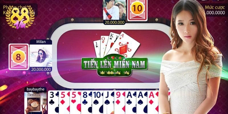 Các bộ bài khi chơi game bài tiến lên miền nam miễn phí