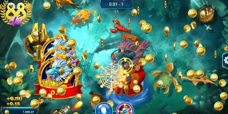 Hãy tích lũy đủ đạn để hạ gục cá lớn